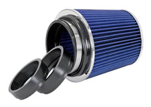 Load image into Gallery viewer, Spectre Adjustable Conical Air Filter 5-1/2in. Tall (Fits 3in. / 3-1/2in. / 4in. Tubes) - Blue - Corvette Realm