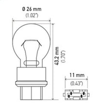 Load image into Gallery viewer, Hella Bulb 3157 12V 27/7W W2.5x16q S8 - Corvette Realm