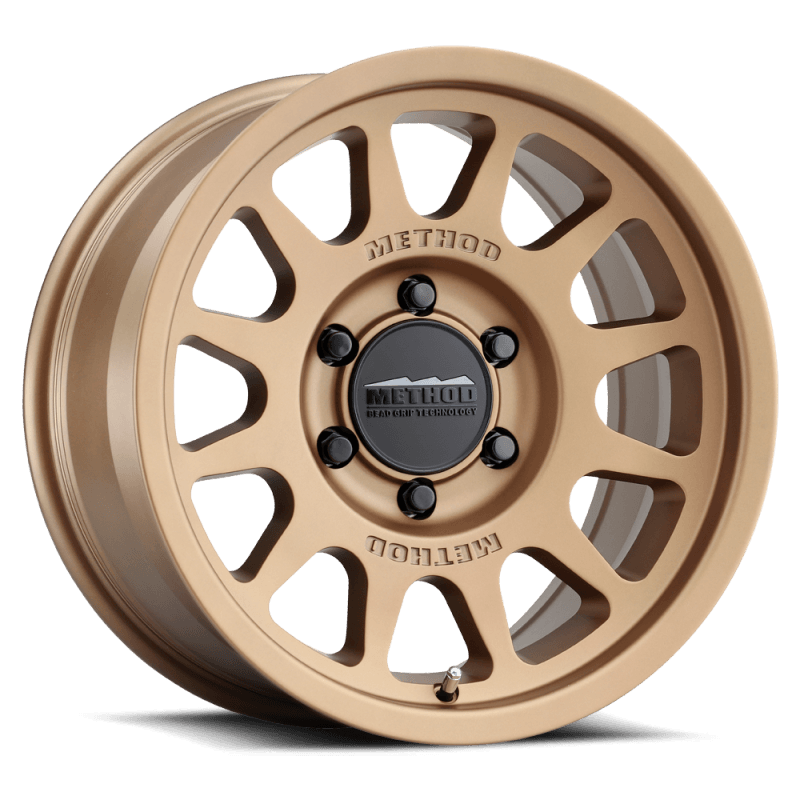 Method MR703 17x8.5 0mm Offset 6x5.5 106.25mm CB Method Bronze Wheel - Corvette Realm