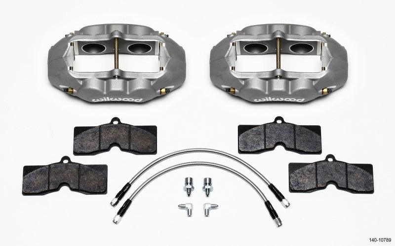 Wilwood D8-4 Front Caliper Kit Clear Corvette C2 / C3 65-82 - Corvette Realm