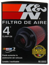 Load image into Gallery viewer, K&amp;N Universal Air Filter (4in. Flange / 6in. Base OD / 4-5/8in. Top OD / 6in. Height) - Corvette Realm