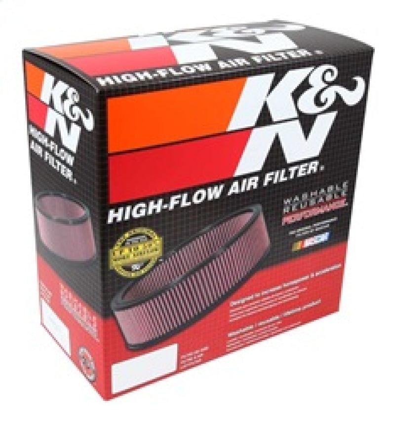 K&N Replacement Air Filter Round 11in OD 9-1/4in ID 6in H - Corvette Realm