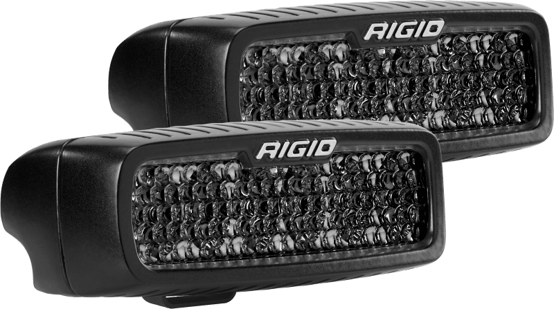 Rigid Industries SR-Q Series PRO Midnight Edition - Spot - Diffused - Pair - Corvette Realm