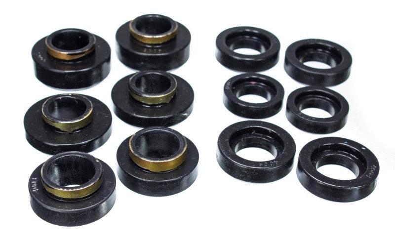 Energy Suspension GM Black Body to Frame Mount and Radiator Support Bushing Set - Corvette Realm