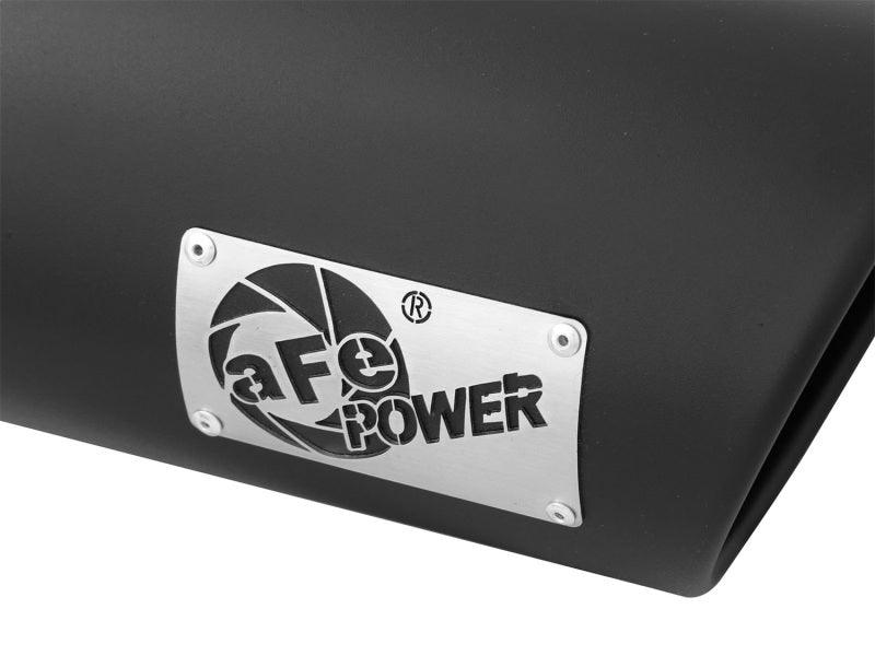 aFe Diesel Exhaust Tip Bolt On Black 5in Inlet x 6in Outlet x 12in Long - Corvette Realm