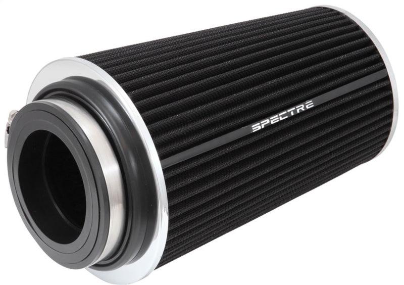 Spectre Adjustable Conical Air Filter 9-1/2in. Tall (Fits 3in. / 3-1/2in. / 4in. Tubes) - Black - Corvette Realm