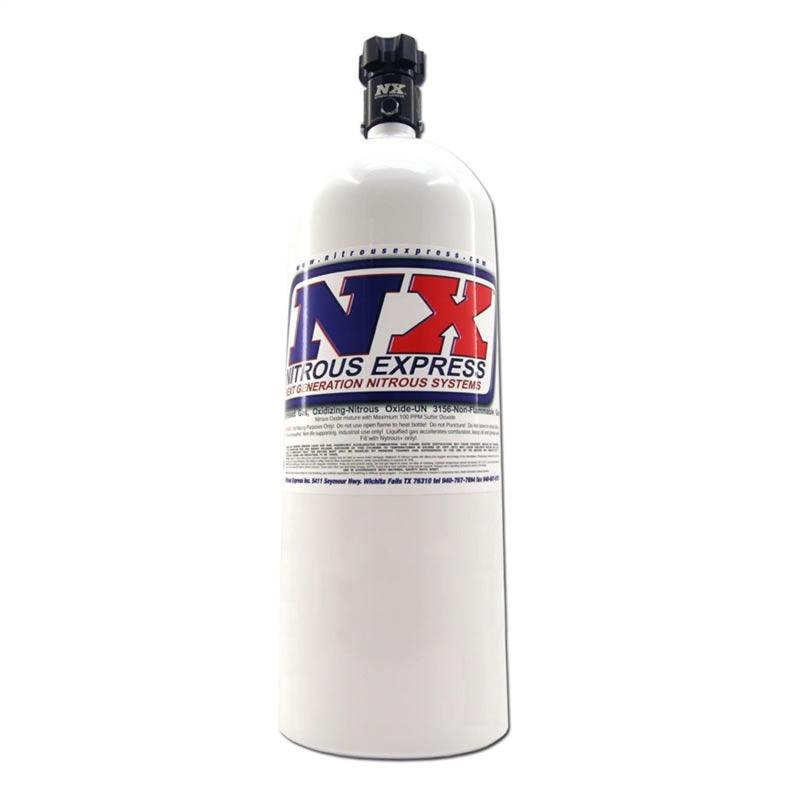 Nitrous Express 15lb Bottle w/Lightning 500 Valve (6.89 Dia x 26.69 Tall) - Corvette Realm