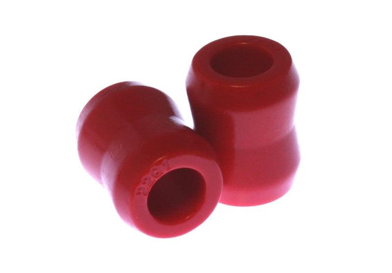 Energy Suspension Red Hour Glass Shock Bushings 3/4 inch I.D. 1 min - 1 1/8 max inch O.D. 1 7/16 inc - Corvette Realm