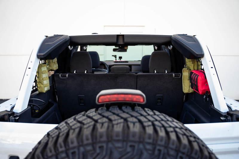 DV8 21-23 Ford Bronco Rear Window Molle Panels - Corvette Realm