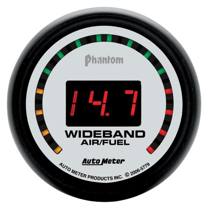 Autometer Phantom 52mm Digital 10:1-17:1 Street Wideband Air/Fuel Ratio Gauge - Corvette Realm