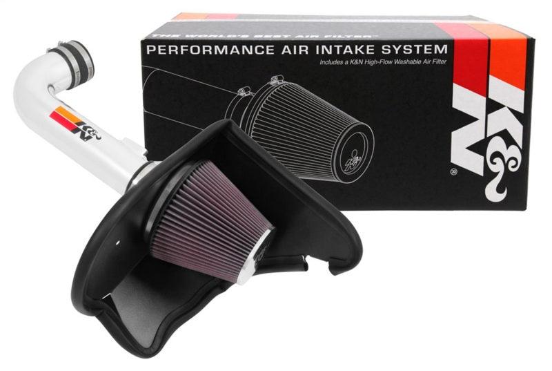 K&N 16-17 Chevy Camaro 3.6L Silver Typhoon Short Ram Intake - Corvette Realm