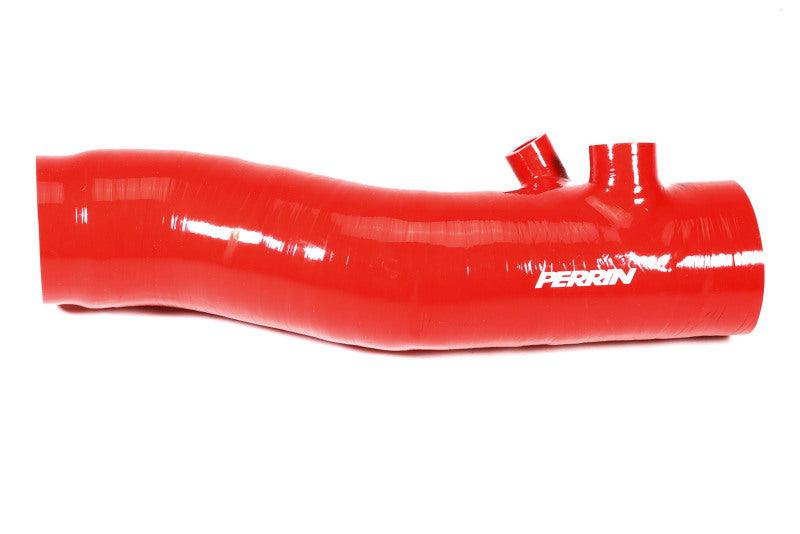 Perrin 2022+ Subaru WRX Red 3in Turbo Inlet Hose w/ Nozzle - Corvette Realm