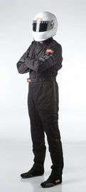 RaceQuip Black SFI-1 1-L Suit - Large - Corvette Realm