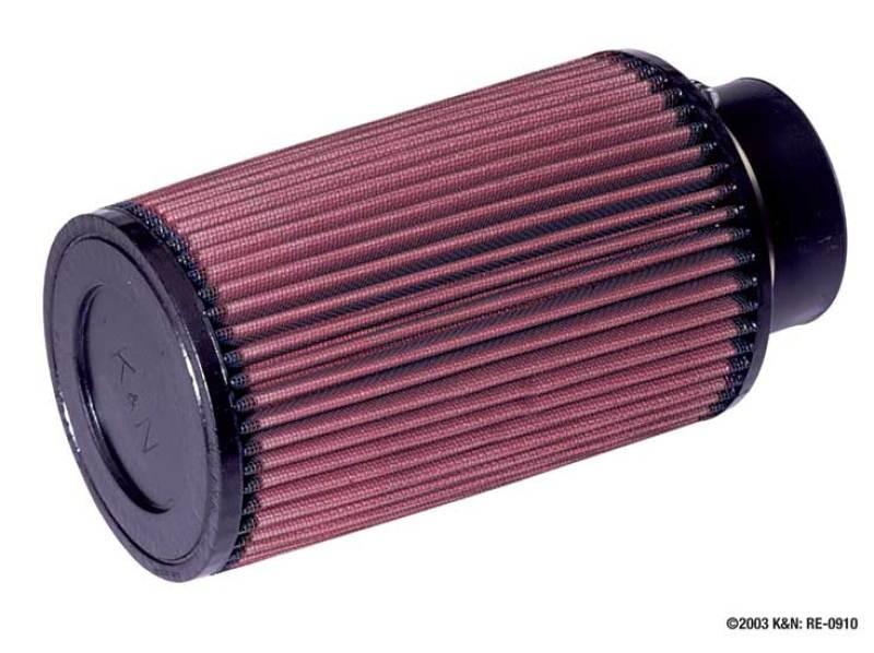 K&N Universal Rubber Filter 3inch FLG / 5inch OD-B / 4-5/8inch OD-T / 8inch H - Corvette Realm