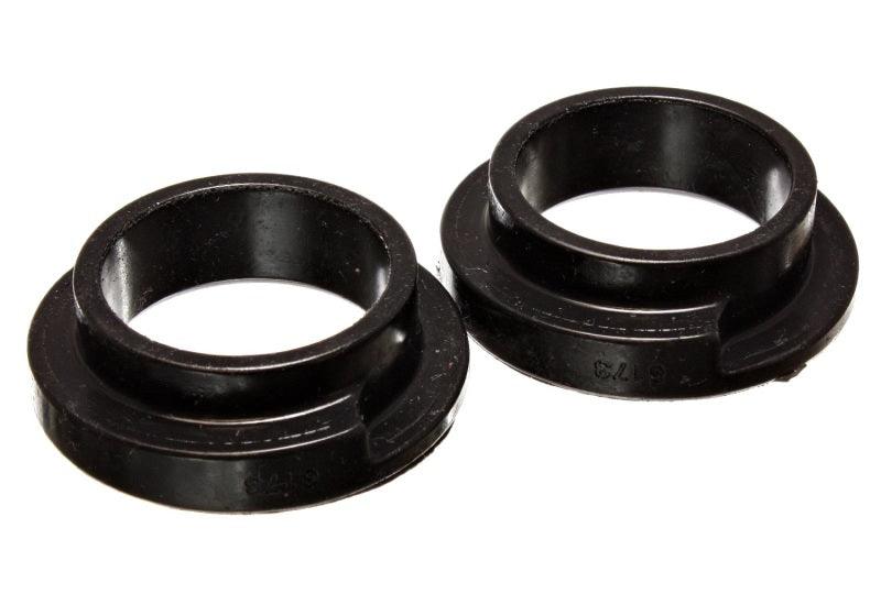 Energy Suspension Universal 2 1/8in ID 2 1/2in OD 5/8in H Black Coil Spring Isolators (2 per set) - Corvette Realm