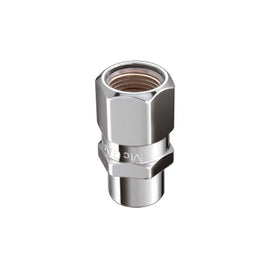 McGard Hex Lug Nut (Drag Racing Short Shank) 1/2-20 / 13/16 Hex / 1.6in. Length (4-Pack) - Chrome - Corvette Realm