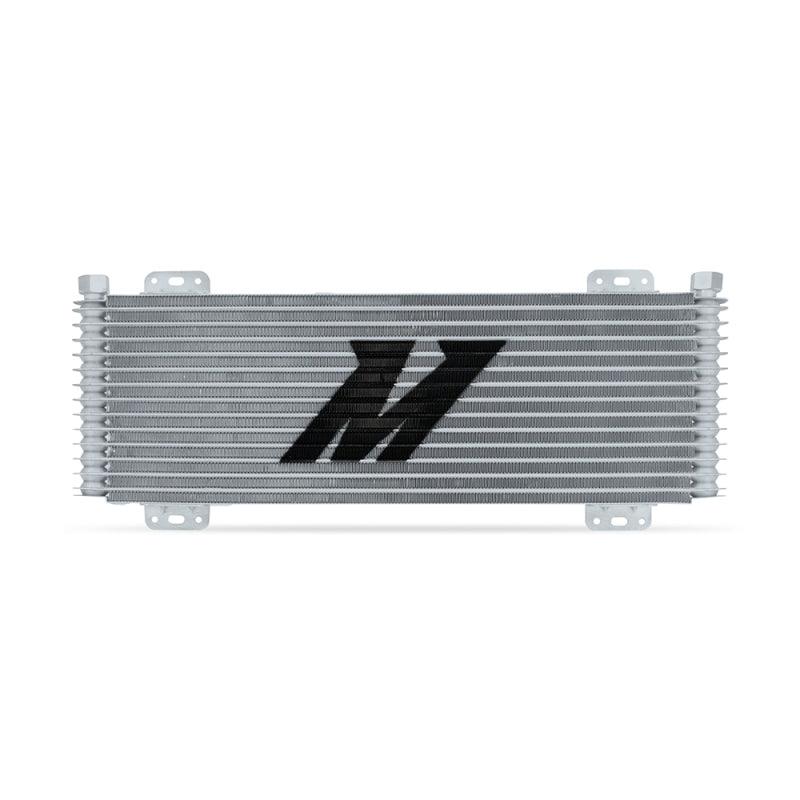 Mishimoto 13-Row Stacked Plate Transmission Cooler - Silver - Corvette Realm