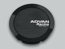 Load image into Gallery viewer, Advan Full Flat 63mm Centercap - Black - Corvette Realm