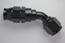 Load image into Gallery viewer, Fragola -8AN Real Street x 45 Degree Hose End Black For PTFE Hose