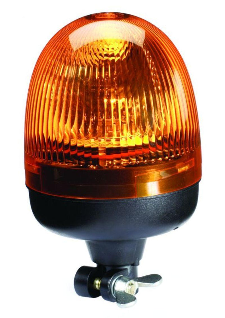 Hella Rota Compact 12V Amber Lens Beacon w/ Flexible Pole Mount - Corvette Realm