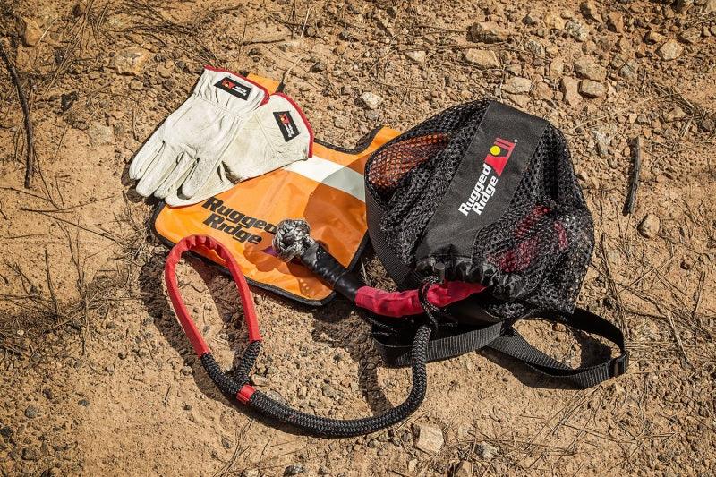 Rugged Ridge Premium Recovery Kit with Mesh Bag - Corvette Realm