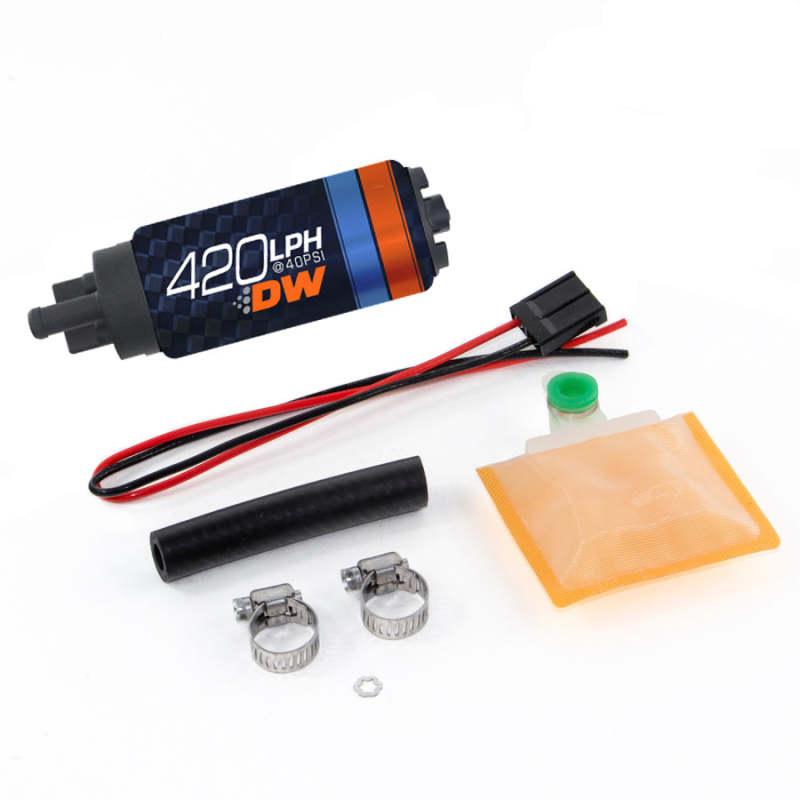 Deatschwerks DW420 Series 420lph In-Tank Fuel Pump w/ Universal Install Kit - Corvette Realm