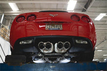 Load image into Gallery viewer, Corsa 06-13 Chevy Corvette C6 Z06 7.0L / 09-13 ZR1 6.2L Polished AxleBack Exhaust w/4.5in Twin Tips - Corvette Realm
