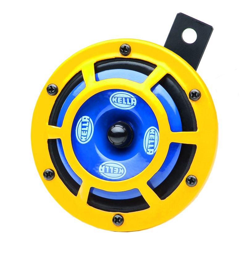 Hella Sharptone Horn Kit 12V 415/350Hz Yellow (3BB922000731 = H31000001) (Min Qty 360) - Corvette Realm