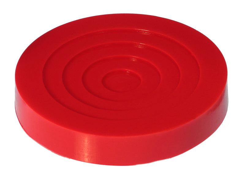 Prothane Universal Jack Pad 5in Diameter Model - Red - Corvette Realm