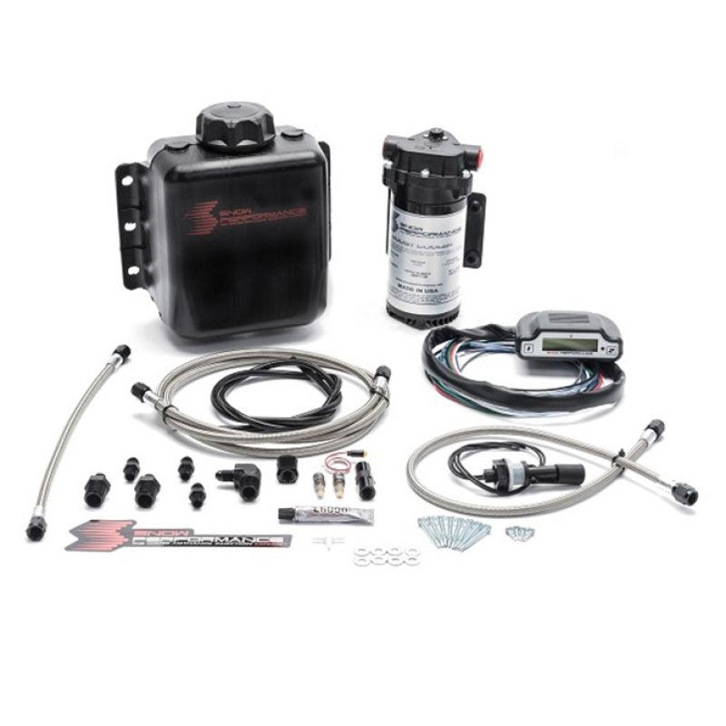 Snow Performance Stg 3 Boost Cooler DI 2D MAP Prog. Water Injection Kit (SS Braided Line & 4AN) - Corvette Realm