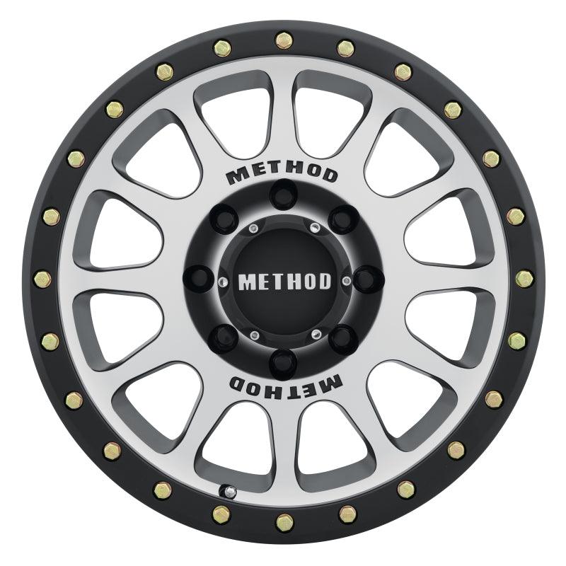 Method MR305 NV 17x8.5 0mm Offset 8x6.5 130.81mm CB Machined/Black Street Loc Wheel - Corvette Realm