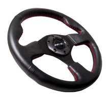 Load image into Gallery viewer, NRG Reinforced Steering Wheel (320mm) Leather w/Red Stitch - Corvette Realm