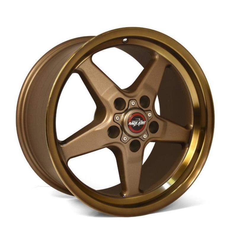 Race Star 92 Drag Star Bracket Racer 17x10.5 5x4.50BC 7.625BS Bronze Wheel - Corvette Realm