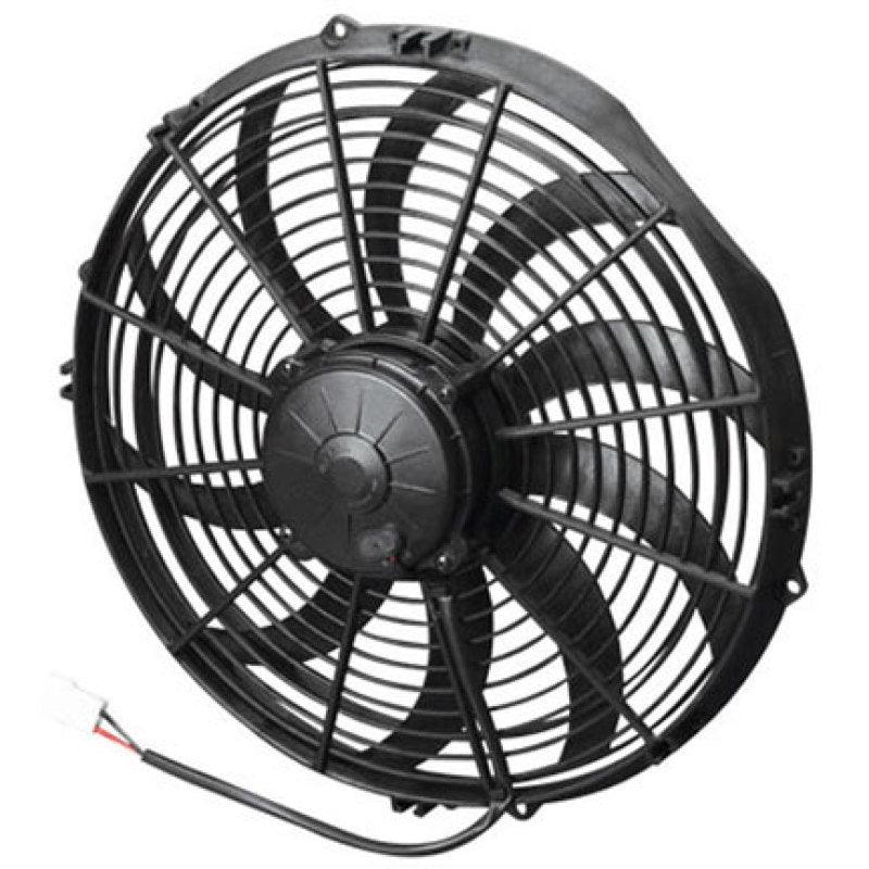 SPAL 1840 CFM 14in High Performance Fan - Push/Curved (VA08-AP71/LL-53S) - Corvette Realm