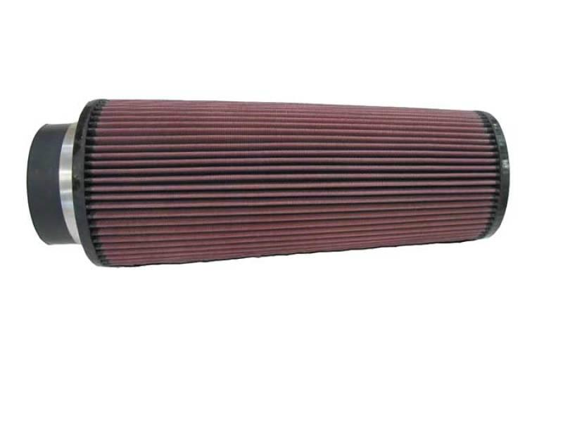 K&N Universal Rubber Filter 4inch FLG / 6inch OD-B / 4-5/8inch OD-T / 14inch H - Corvette Realm