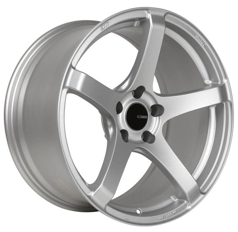 Enkei Kojin 17x8 35mm Offset 5x114.3 Bolt Pattern 72.6mm Bore Dia Matte Silver Wheel - Corvette Realm