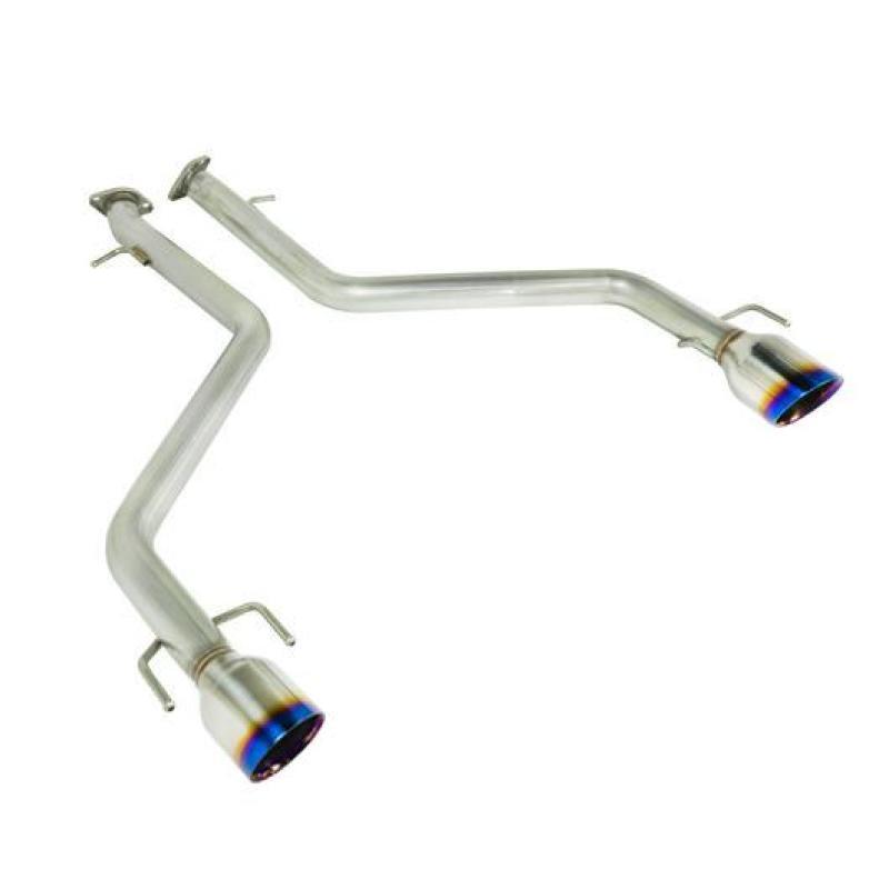 Remark 2021+ Lexus IS350 Axle Back Exhaust w/Burnt Double Wall Tip - Corvette Realm