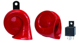 Hella Twin Trumpet Horn Kit 12V 400/500Hz (007424804 = 007424801) - Corvette Realm