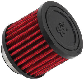K&N 1.5in Flange ID x 3in OD x 2.5in H Rubber Base Crankcase Vent Filter - Corvette Realm