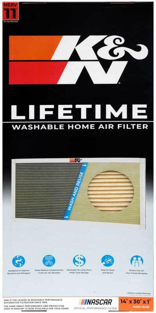 K&N HVAC Filter - 14 x 30 x 1 - Corvette Realm