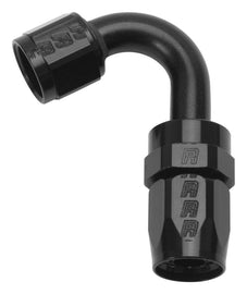 Russell Performance -6 AN Black 120 Degree Full Flow Swivel Hose End - Corvette Realm