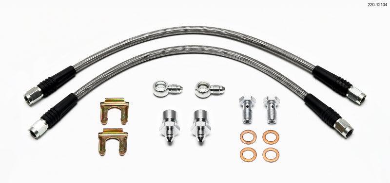 Wilwood Flexline Kit D52 Caliper 14in w/ Banjo 10mm -3/8-24 Chassis - Corvette Realm