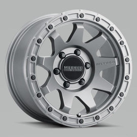 Method MR317 17x8.5 0mm Offset 6x5.5 106.25mm CB Matte Titanium Wheel - Corvette Realm