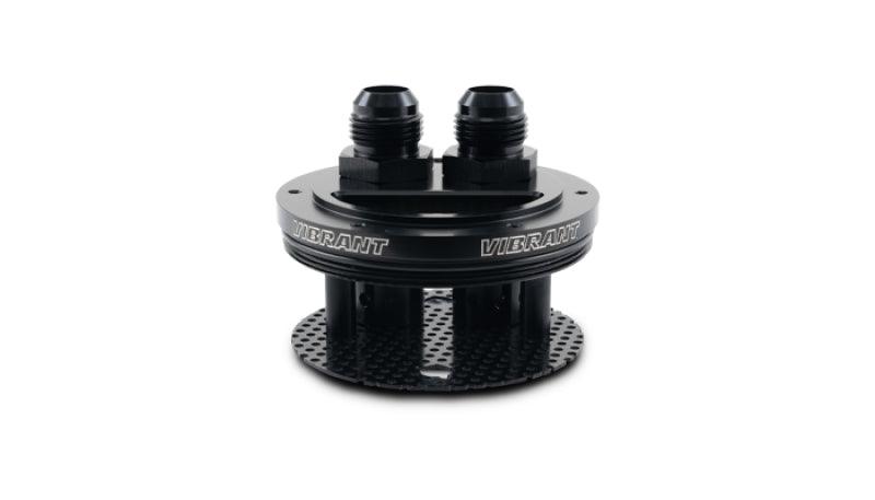 Vibrant 2-Port Catch Can Lid Assembly - Corvette Realm