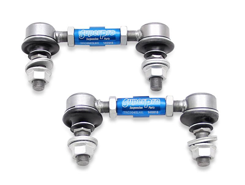 SuperPro 1997 Chevrolet Corvette 0 Front HD Adjustable End Link Set (12mm Studs 100mm-120mm Length) - Corvette Realm