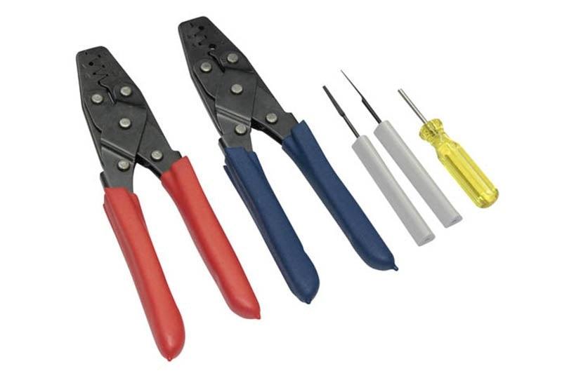 Haltech Dual Crimper Set - Includes 3 Pin Removal Tools - Corvette Realm