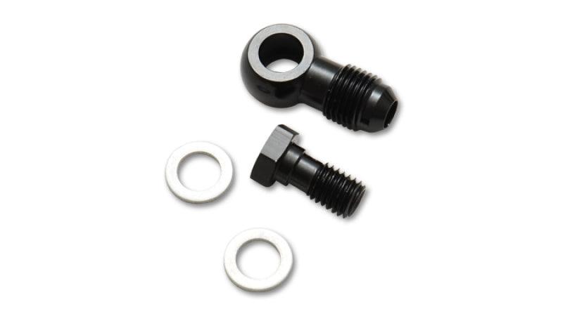 Vibrant -4AN Male Banjo Fitting 10mm x 1.0 Metric Aluminum + 2 Washers - Corvette Realm