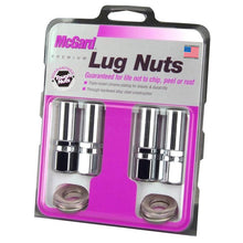 Load image into Gallery viewer, McGard Hex Lug Nut (Drag Racing X-Long Shank) 1/2-20 / 13/16 Hex / 2.475in. Length (4-Pack) - Chrome - Corvette Realm