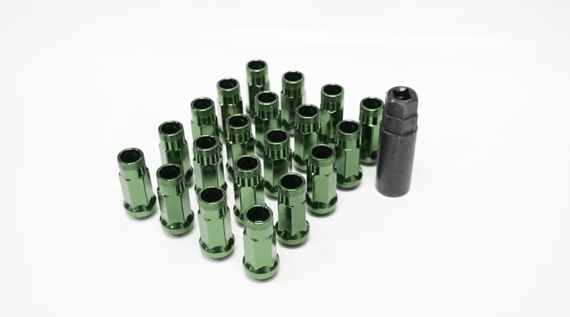 Wheel Mate 12x1.50 48mm Muteki SR48 Dark Green Open End Lug Nuts - Corvette Realm