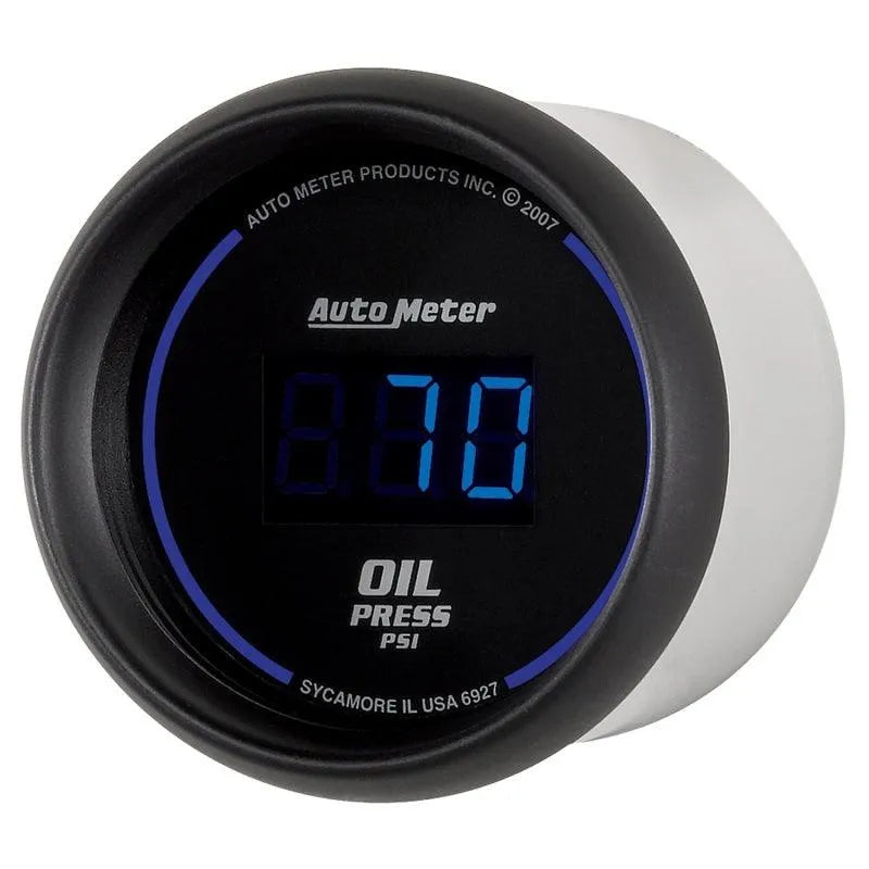 Autometer Cobalt Digital 52.4mm Black 0-100psi Oil Pressure Gauge - Corvette Realm